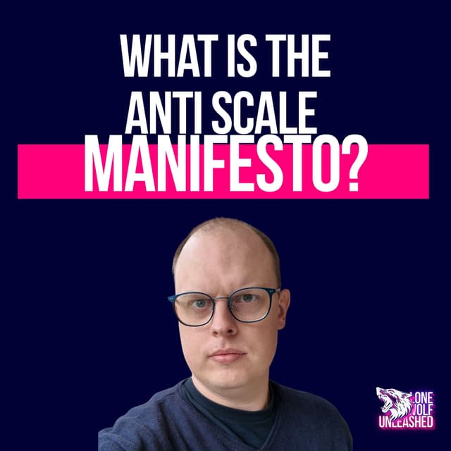 What is the 'Anti scale manifesto'?