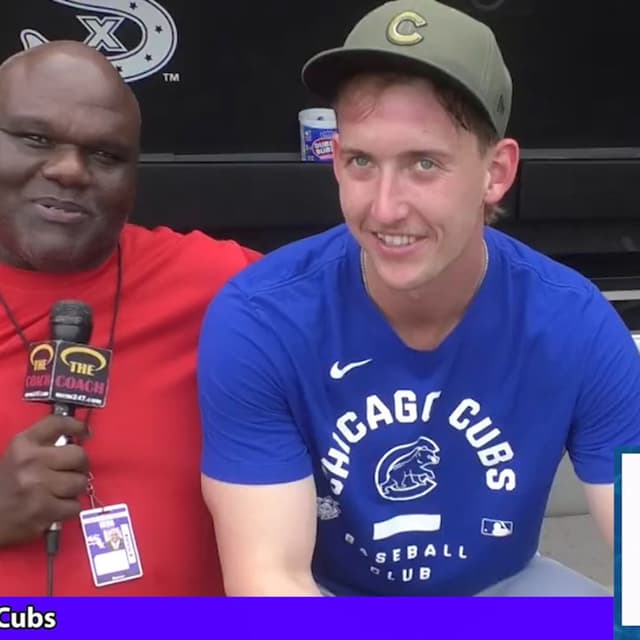 Ben Brown Cubs  & Coach Mayden One on One MLB Classic Interview #2026 #sports #mlb #cubs #baseball
