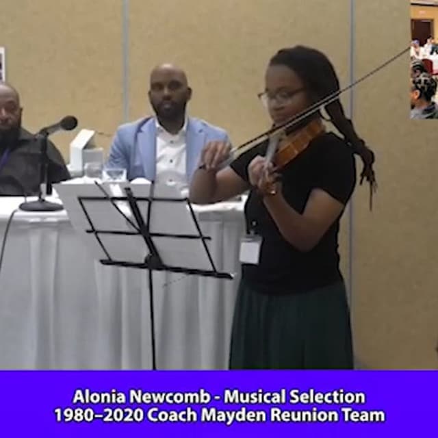 Alonia Newcomb Musical Selection @ Coach Mayden Team Reunion