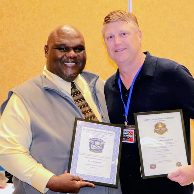 Gerry Naughton Honored 1st Team All Tournament-Team @ Coach Mayden Team Reunion