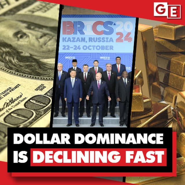 Dedollarization grows: Countries drop dollar assets, as gold overtakes US Treasury bonds