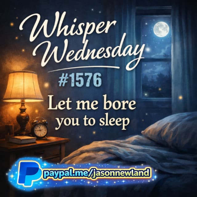 (Overnight  Voice Only) Whisper Wednesday  #1576 Let me bore you to sleep  Jason Newland  18th March 2026