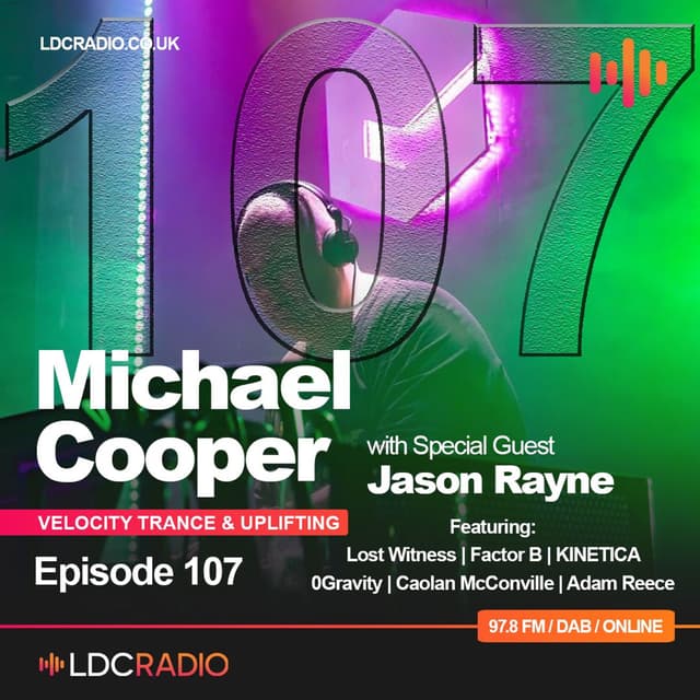 Velocity Trance & Uplifting 107 with Special Guest Jason Rayne - 19 NOV 2024