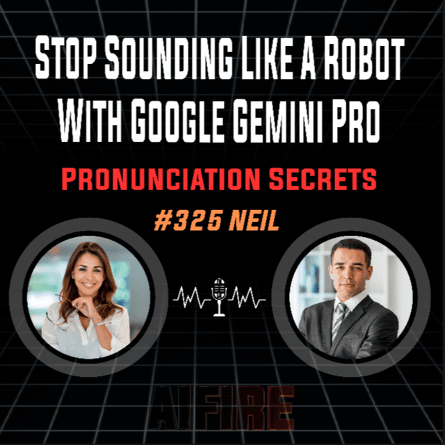 #325 Neil: Stop Sounding Like A Robot With Google Gemini Pro Pronunciation Secrets