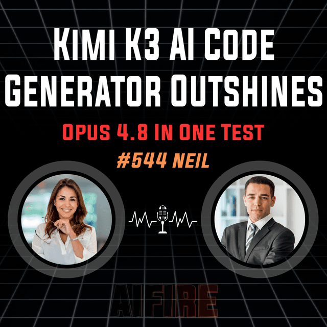 #544 Neil: Kimi K3 AI Code Generator Outshines Opus 4.8 In One Test
