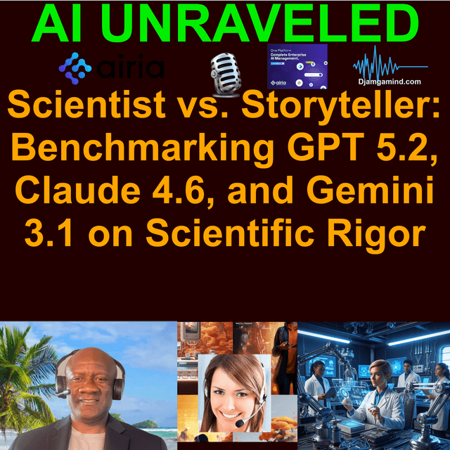 [SPECIAL] Scientist vs. Storyteller: Benchmarking GPT 5.2, Claude 4.6, and Gemini 3.1 on Scientific Rigor