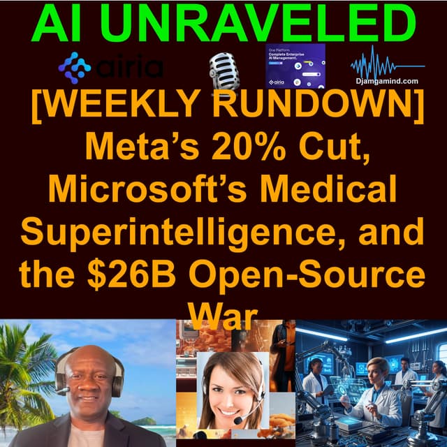 [AI WEEKLY NEWS RUNDOWN] The AI Great Reset: Meta’s 20% Cut, Microsoft’s Medical Superintelligence, and the $26B Open-Source War (March 08th to March 15th 2026)