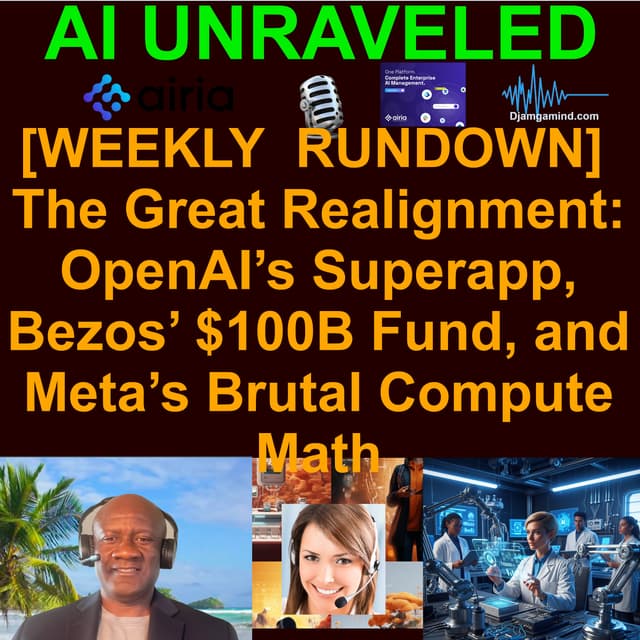 [AI WEEKLY NEWS RUNDOWN] The Great Realignment: OpenAI’s Superapp, Bezos’ $100B Fund, and Meta’s Brutal Compute Math (Weekly Recap: March 15-22 2026)