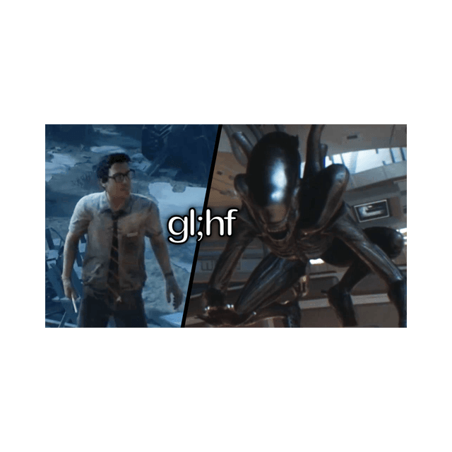 white man interviews xenomorph