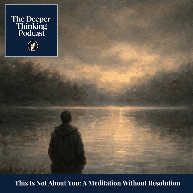 This Is Not About You: A Meditation Without Resolution - The Deeper Thinking Podcast