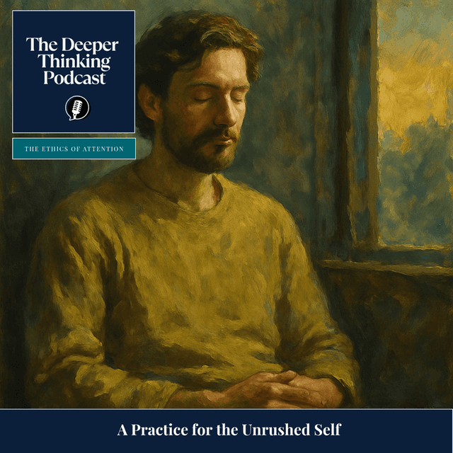 A Practice for the Unrushed Self - The Deeper Thinking Podcast