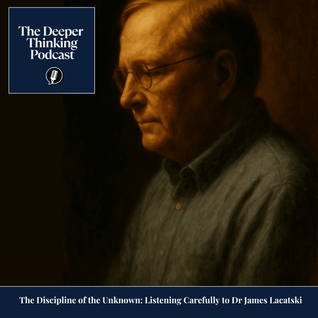 The Discipline of the Unknown: Listening Carefully to Dr James Lacatski - The Deeper Thinking Podcast