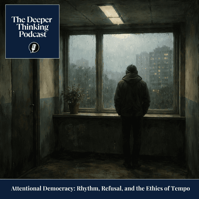 Attentional Democracy:  Rhythm, Refusal, and the Ethics of Tempo - The Deeper Thinking Podcast