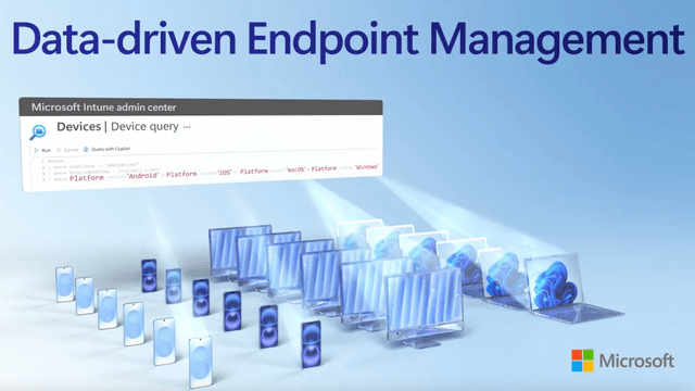 Microsoft Intune data-driven management | Device Query & Copilot
