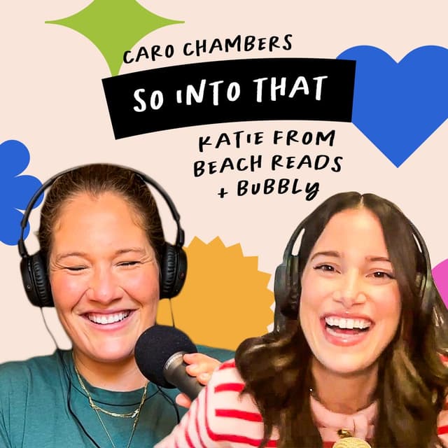 katie from beach reads & bubbly is so into romance having a moment, and caro is so into... sports?