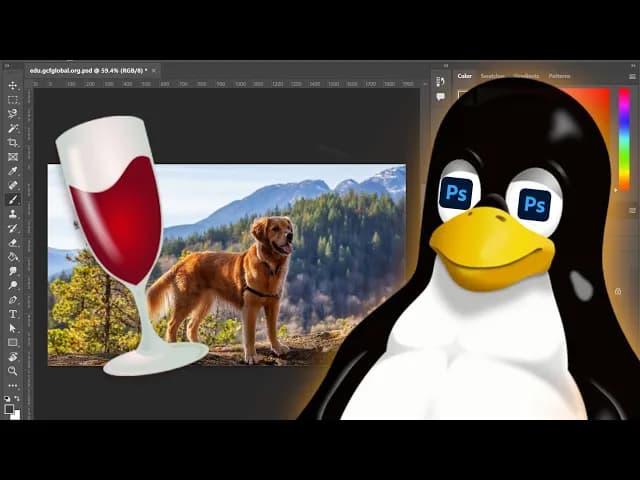Photoshop Finally Works on Linux