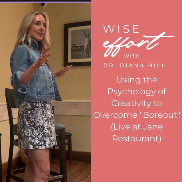 Using the Psychology of Creativity to Overcome "Boreout" (Live at Jane Restaurant)