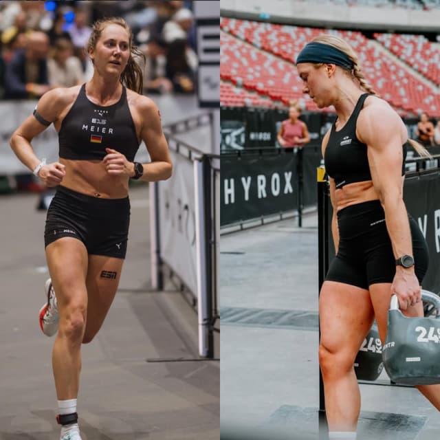 HYROX World Champ Linda Meier. Plus Annie Emilsson