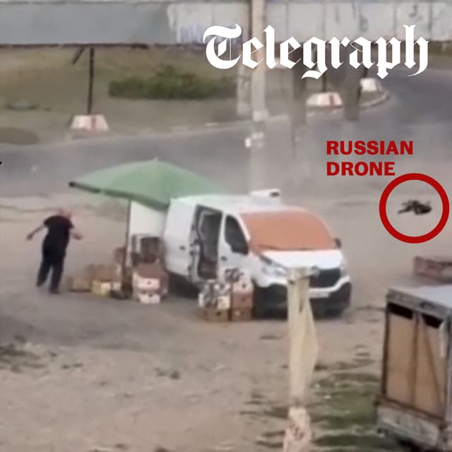 Russia’s ‘barbaric’ drone safari caught on film as another Wildberries warehouse burns