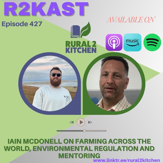 R2Kast 427 – Iain McDonell on farming across the world, environmental regulation and mentoring