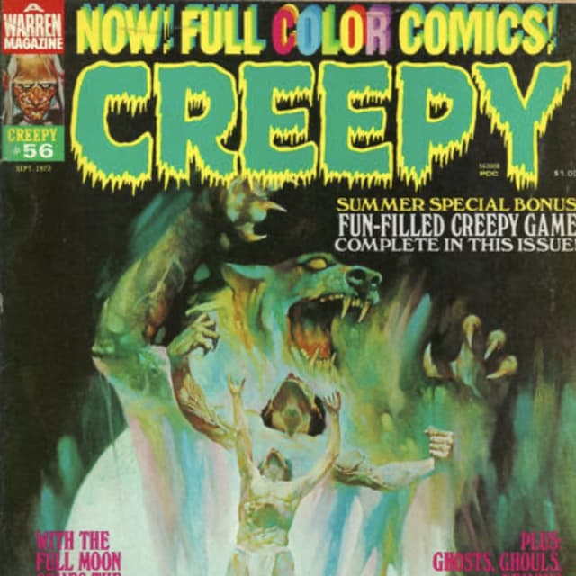 The Bronze Age of Horror Comics! Creepy 56, 1973 w/Kirby!