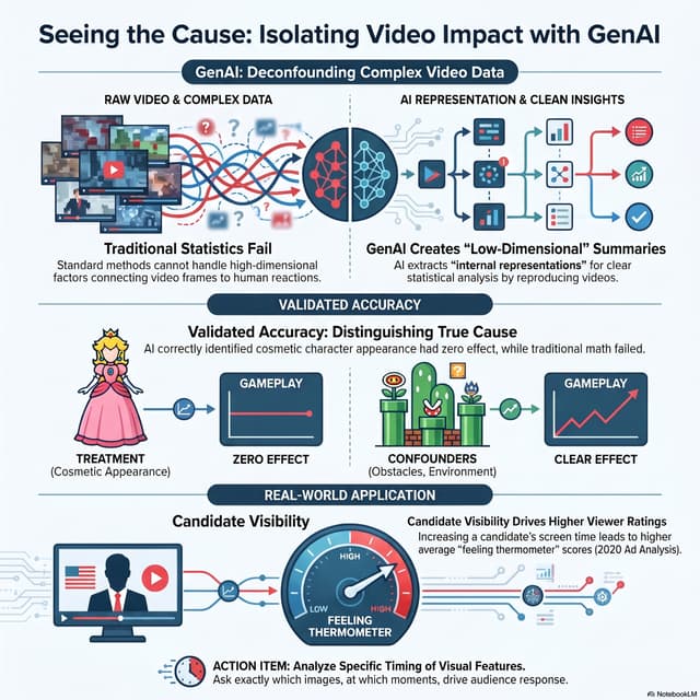 Causal Inference with Video Features as Treatments
