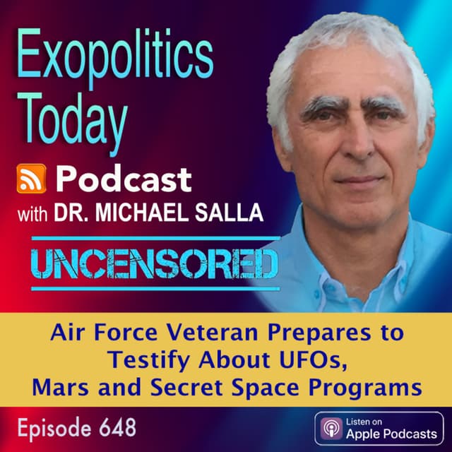 Air Force Veteran Prepares to Testify About UFOs, Mars and Secret Space Programs