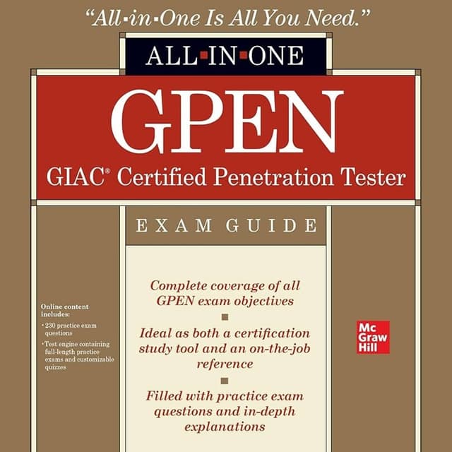 GPEN GIAC Certified Penetration Tester All-in-One Exam Guide