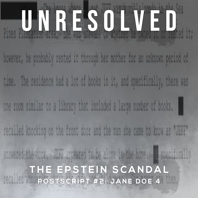 The Epstein Scandal (Postscript #2: Jane Doe 4)