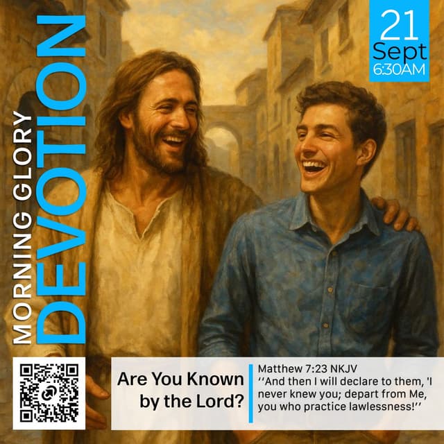 MGD: Are You Known by the Lord?