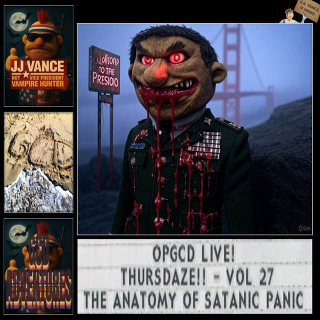 OpGCD Live! Thursdaze!! - Vol 27 - The Anatomy of the Satanic Panic! - FREE PATREON PREVIEW