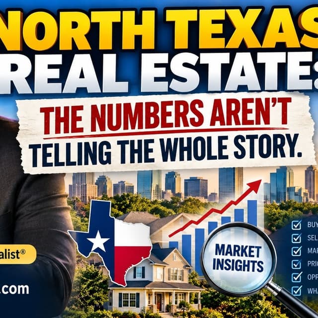 NORTH TEXAS REAL ESTATE- THE NUMBERS AREN’T TELLING THE WHOLE STORY