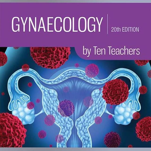 Gynaecology by ten teachers