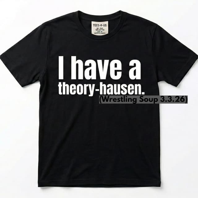 I HAVE A THEORY-HAUSEN (Wrestling Soup 3.3.26)