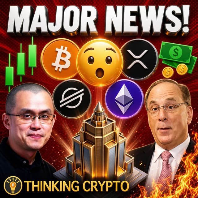 HUGE NEWS! BLACKROCK REVEALS CRYPTO AI AGENT PLANS! MASTERCARD STELLAR XLM & BINANCE CIRCLE USDC!