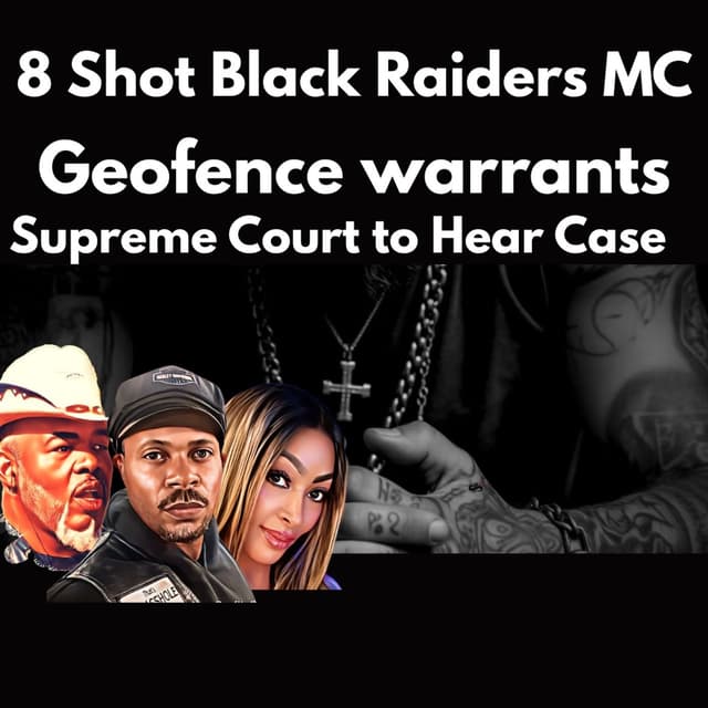 8 Shot Black Raiders Motorcycle Club Orange Mound