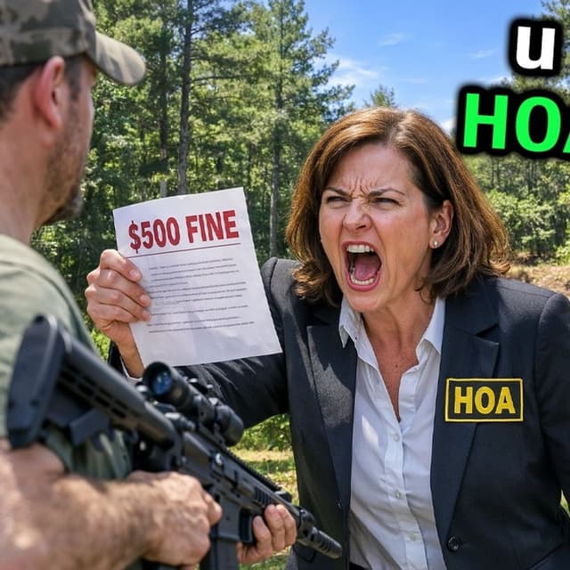 HOA Fined me for my Gun Range, Unaware I own the Forest! I Banned them from my Property!