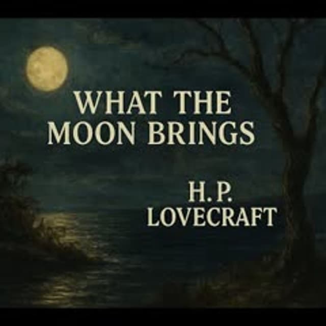 "What the Moon Brings" by H.P. Lovecraft | Cosmic Horror Short Story (Full Audiobook)