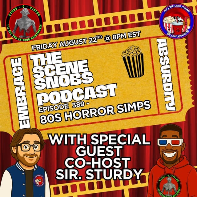 80s Horror Simps | Worst 80s Horror Movies Countdown | The Scene Snobs Podcast Ep 389