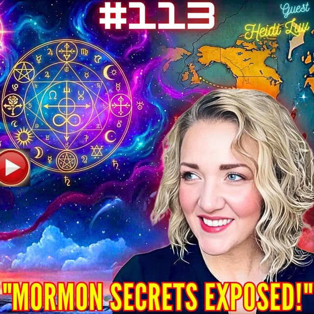 #113. John Dee/Mormon Connection| Mormon Bloodlines| Occult America| Rosecrucianism & Aleister Crowley w/ Heidi Luv