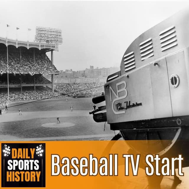 The First Televised MLB Game: A New Era in Sports Broadcasting