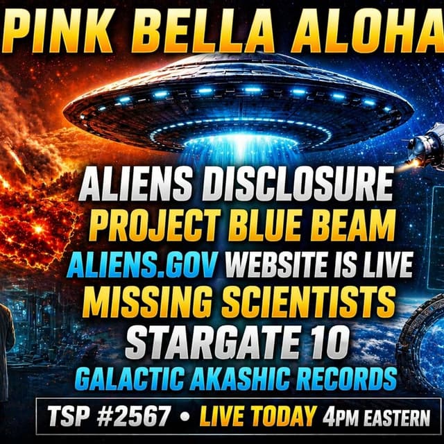🌌 Aliens Disclosure, David Wilcock & Disappearing Scientists - Pink Bella Returns- -TSP #2567