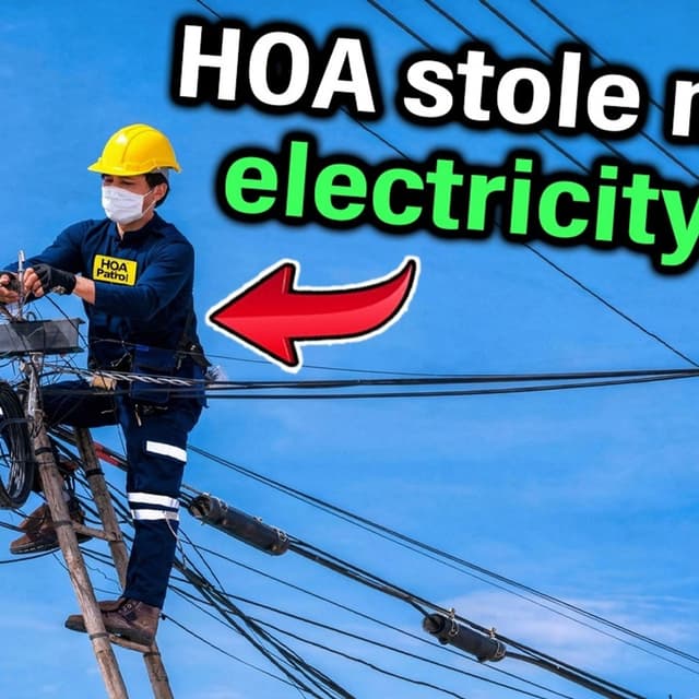 I Caught an HOA Patrol Stealing My Electricity.. They WERE Unaware I’m A Real Police Officer!