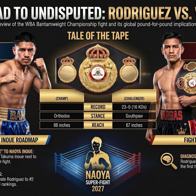 Jesse Rodriguez versus Antonio Vargas title fight