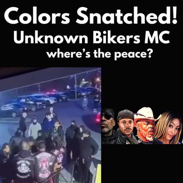 Unknown Bikers MC Beaten and Cut Taken
