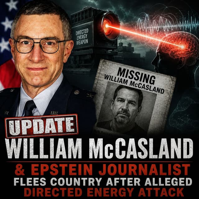 William McCasland Update & Epstein Journalist Flees Country After Alleged Directed Energy Attack