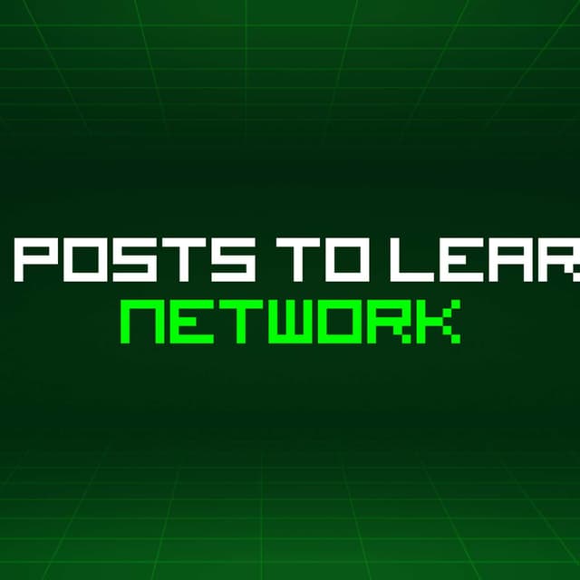62 Blog Posts To Learn About Network
