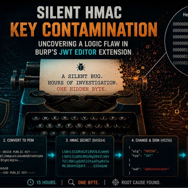 Silent HMAC Key Contamination: Uncovering a Logic Flaw in Burp's JWT Editor Extension