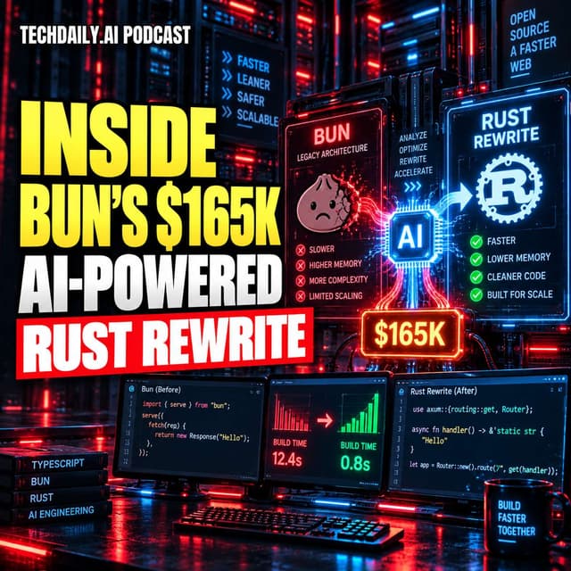 Inside Bun’s $165K AI-Powered Rust Rewrite