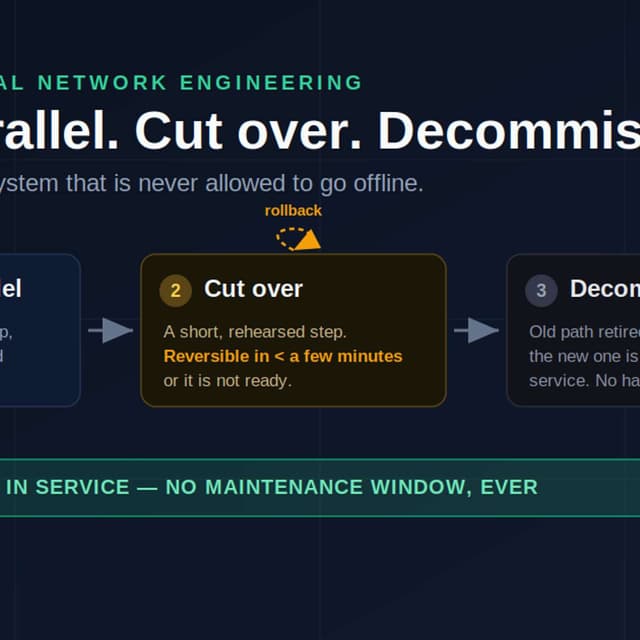 What It Actually Takes to Network a Live System That's Never Allowed to Go Offline